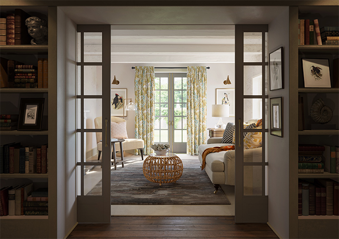 Wisteria, Ochre - Made to Measure Curtains - Image 13